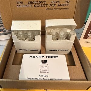 Henry Rose samples (11 complete set)